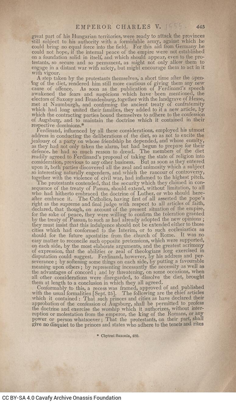 23 x 14,5 εκ. 6 σ. χ.α. + 643 σ. + 6 σ. χ.α., όπου στο φ. 1 με μαύρο μελάνι η υπογραφή